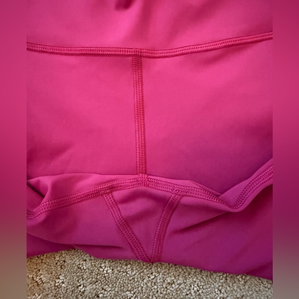 Lululemon Fast & Free 7/8 Tight II *Nulux 25" Color: Star Ruby Size: 6 - Picture 9 of 16